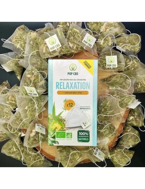 Bio-CBD Bitkisel Çay Rahatlama POP CBD - 12 Poşet