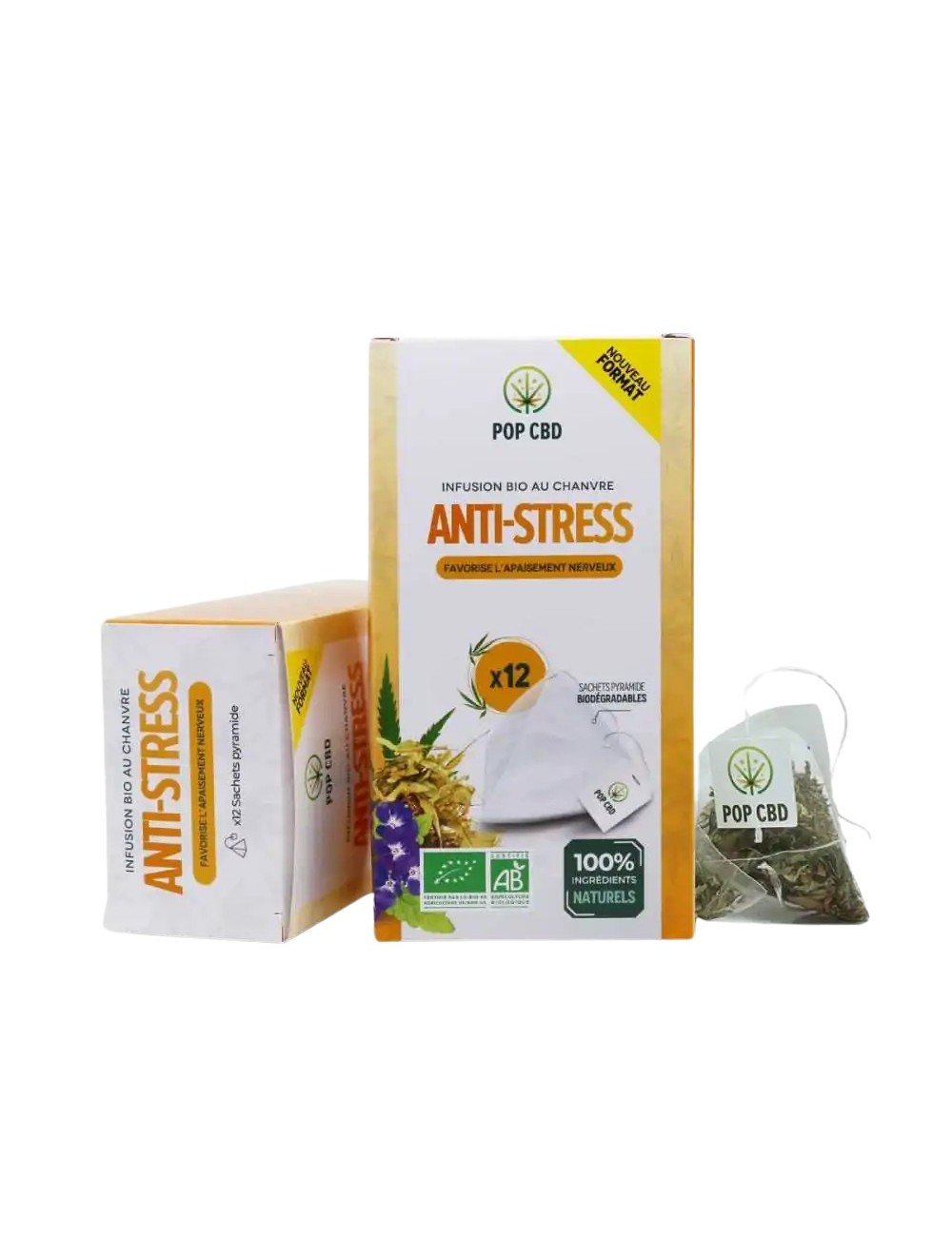 Bio-CBD Stres Karşıtı Çay - Poşet Çay | POP CBD