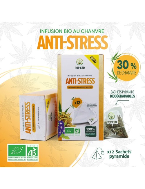 Bio-CBD Stres Karşıtı Çay - Poşet Çay | POP CBD