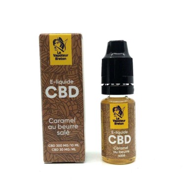 E-Liquid CBD Tuzlu Tereyağlı Karamel 300mg/10ml nikotinsiz
