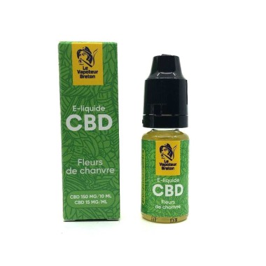 E-Liquid CBD Kenevir Çiçeği 150mg | LE VAPOTEUR BRETON nikotinsiz