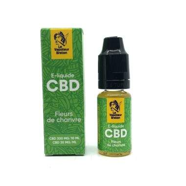 E-Liquid CBD Kenevir Çiçekleri 300mg | LE VAPOTEUR BRETON nikotinsiz