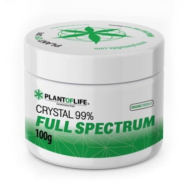Tam Spektrum CBD Kristalleri %99 100g | Plant of Life