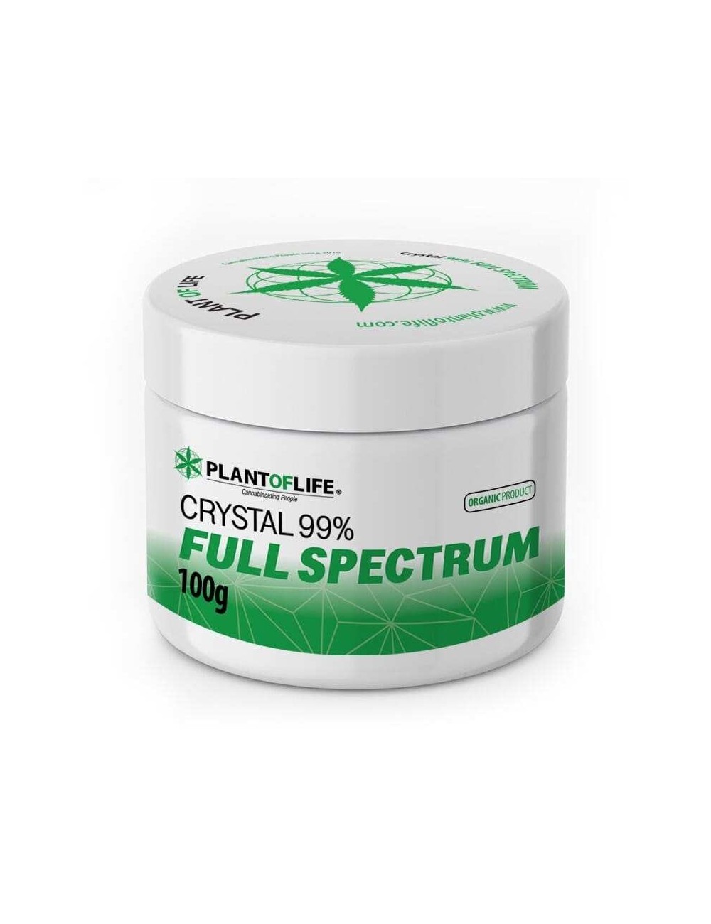 Tam Spektrum CBD Kristalleri %99 100g | Plant of Life