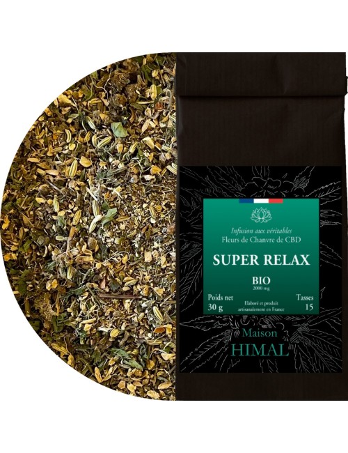 Bio-CBD-Bitki Çayı Süper Relaks - dökme | MAISON HIMAL