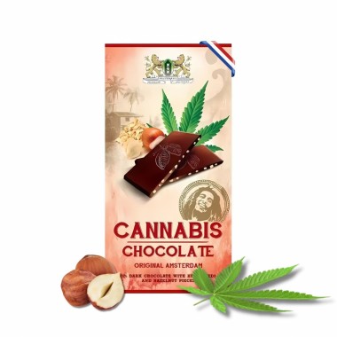 Dunkle Schokolade mit Hanfsamen und Haselnüssen | MULTITRANCE