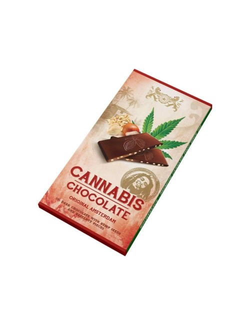 Dunkle Schokolade mit Hanfsamen und Haselnüssen | MULTITRANCE