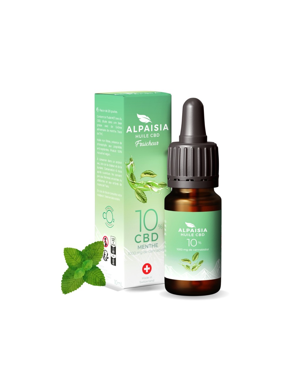 CBD Yağı %10 Broad Spectrum Nane | ALPAISIA