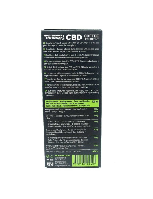 Kahve CBD - Kapsüller | MULTITRANCE