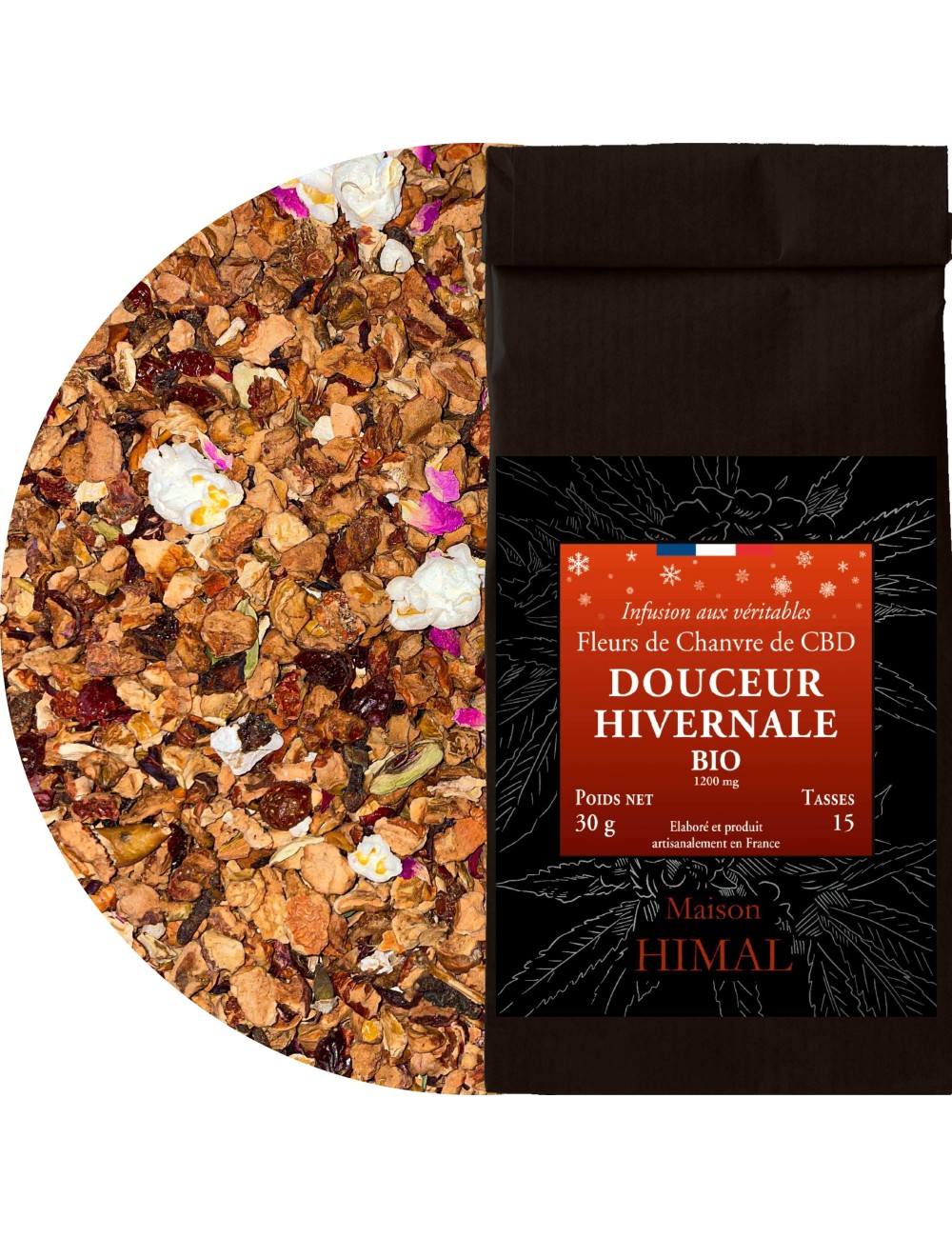 Organik CBD Çayı kışlık yumuşaklık - dökme | MAISON HIMAL