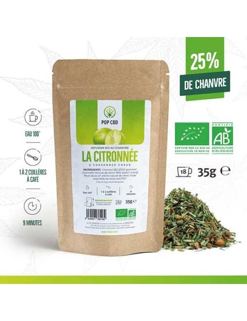 Bio-CBD Bitki Çayı Limonlu | POP CBD