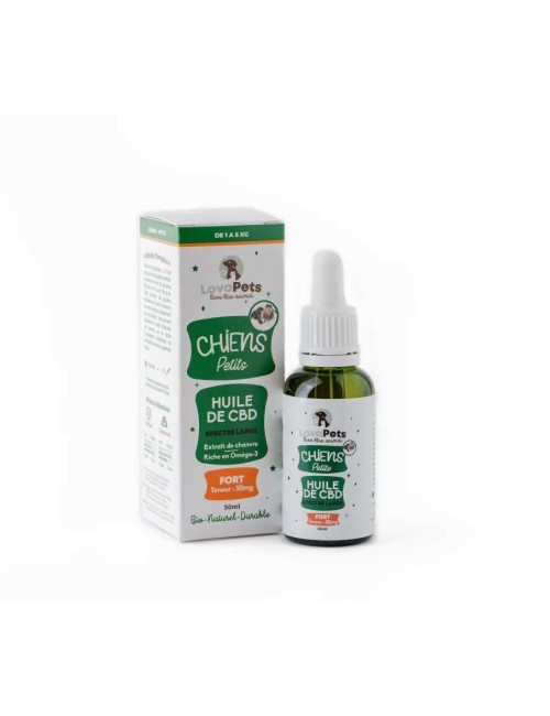 CBD Yağı Bio 50mg Geniş Spektrum küçük köpekler için | LOVAPETS