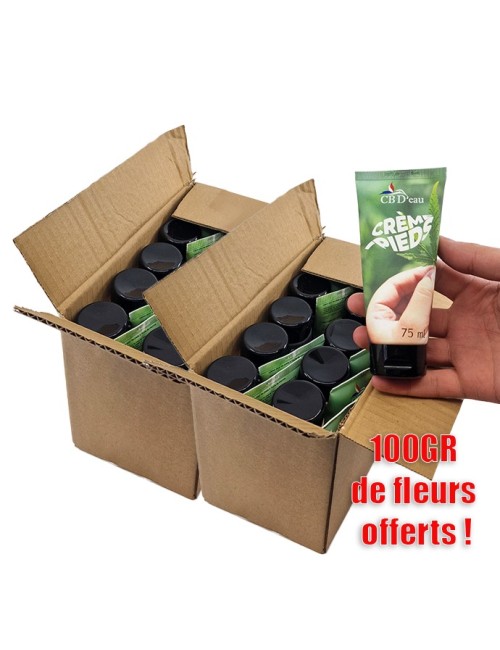 HANF-FUSSFEUCHTIGKEITSCREME-SET | CBD'EAU