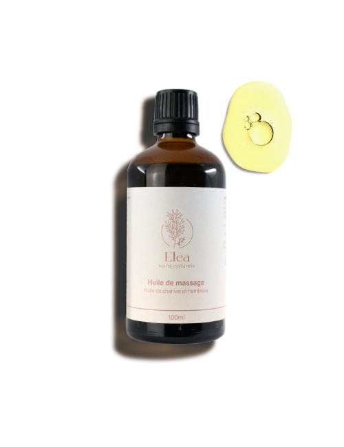 SATZ VON 12 HANF & HIMBEER MASSAGEÖLEN | ELEA