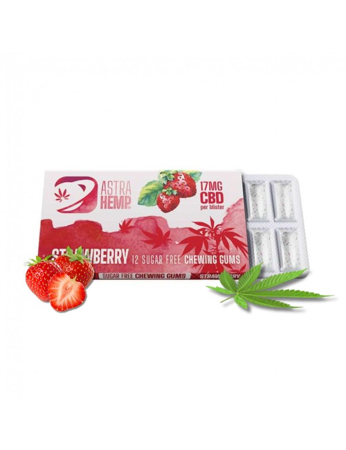 Çilek Aromalı CBD Sakızı | ASTRA HEMP