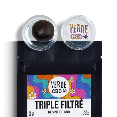 CBD Reçine 3X ÜÇLÜ FİLTRELENMİŞ 3g | VERDE CBD