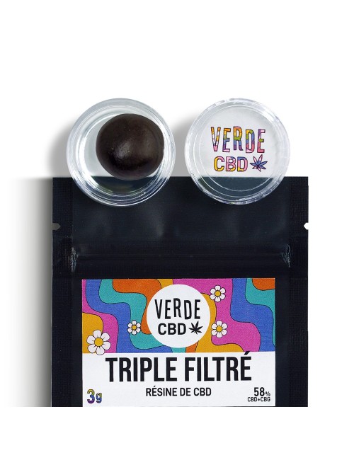CBD Reçine 3X ÜÇLÜ FİLTRELENMİŞ 3g | VERDE CBD