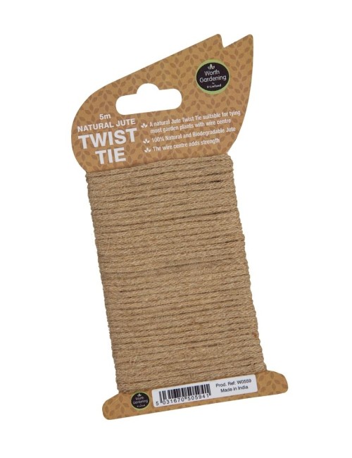 Bükülmüş jüt şerit, doğal, 5m